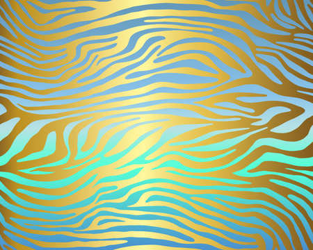 Vector animal print. Zebra ornament. Seamless patternのイラスト素材