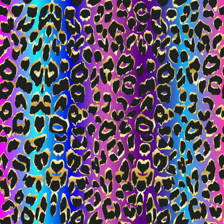 Leopard background. Seamless pattern.Animal print.