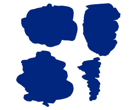 Grunge splatters. Abstract background. Grunge text banners. Color ink splashes.のイラスト素材