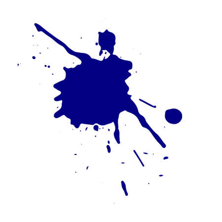Grunge splatters. Abstract background. Grunge text banners. Color ink splashes.のイラスト素材