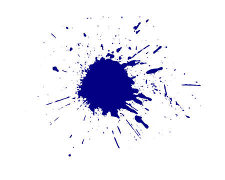Grunge splatters. Abstract background. Grunge text banners. Color ink splashes.のイラスト素材