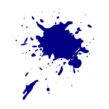 Grunge splatters. Abstract background. Grunge text banners. Color ink splashes.のイラスト素材