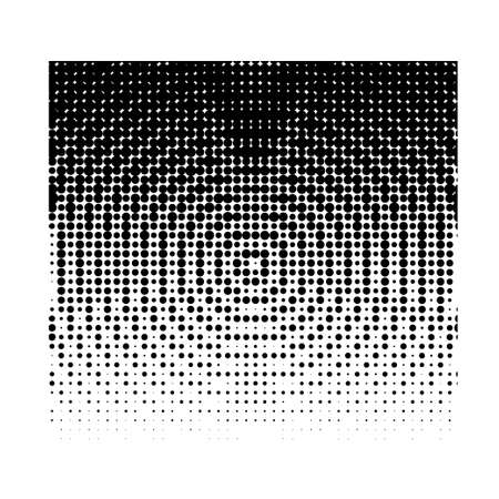 Vector collection of halftone ink geometric monochrome squaresのイラスト素材