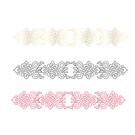 damask vintage baroque scroll ornament swirl. Victorian monogram heraldic shield swirl. Retro floral leaf pattern border foliage antique acanthus calligraphy engraved tattoo. Tile decor elementのイラスト素材