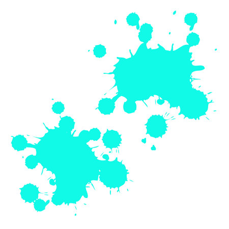 Ink splash. Grunge splatters. Abstract background. Grunge text banners. Vector illustrationのイラスト素材