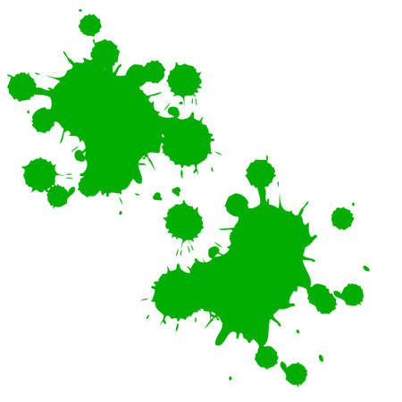 Ink splash. Grunge splatters. Abstract background. Grunge text banners. Vector illustrationのイラスト素材