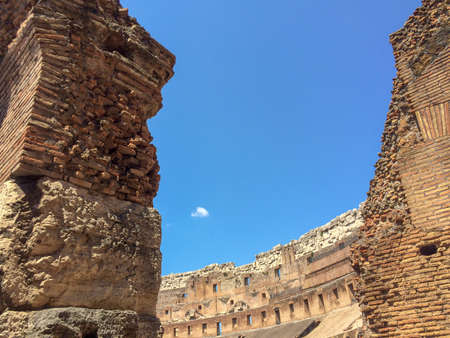 Colosseum inside. Medieval italian architecture.の写真素材