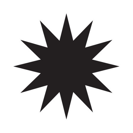 Star sparkle icon. Futuristic shapes. Christmas stars icons. Flashes from fireworksのイラスト素材