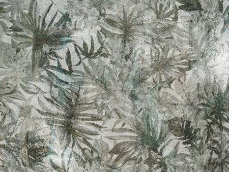 Digital tiles design. 3D render Colorful ceramic wall tiles decoration. Abstract damask patchwork pattern with geometric and floral ornaments, Vintage tiles intricate details. High quality photoの写真素材