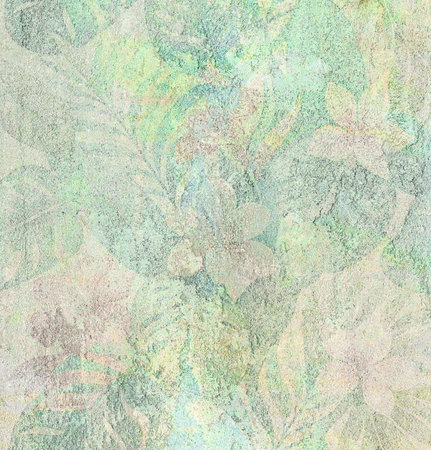 Abstract grunge textured mural background. Background for ceramic tile. Digital tiles design. Colorful ceramic wall tiles decoration. Abstract damask patchwork patternの写真素材