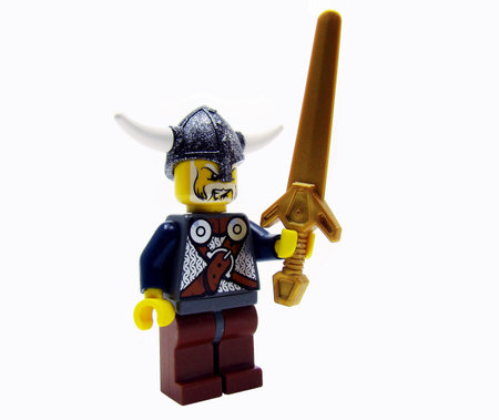 Soldier, warrior toy. Building blocks.の写真素材