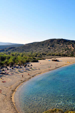 Vai beach, Creteの写真素材