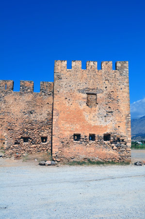 Frangocastello: venetian castle on the south coast of Crete.