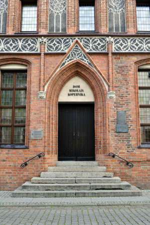 House of Nicolaus Copernicus in his home town of Torun, Kingdom of Poland.のeditorial素材