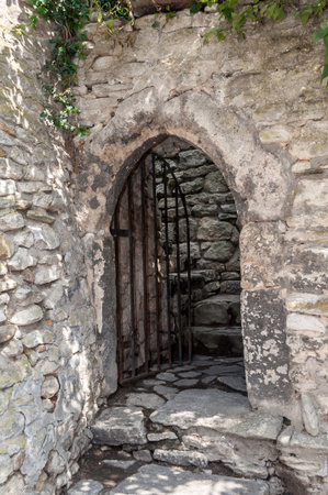 Medieval castle gothic door, Kutna Hora, Czech Republic 