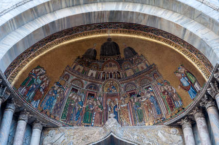 Patriarcal Cathedral Basilica of Saint Mark, Venice, Italy の写真素材