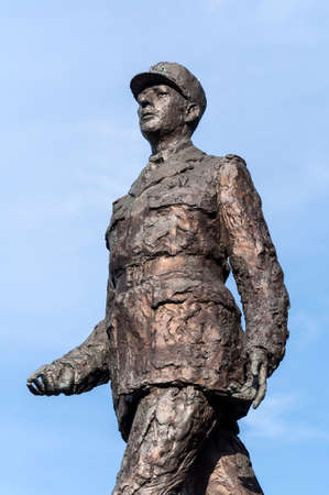 Monument to French President Charles De Gaulle のeditorial素材