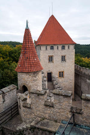 Medieval Kokorin castle in the Czech Republic.のeditorial素材