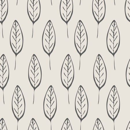 seamless pattern. Abstract background with round brush strokes. Monochrome hand drawn textureのイラスト素材