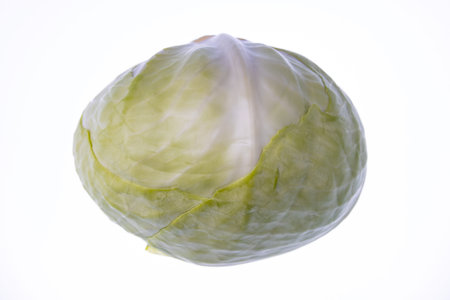 Cabbage isolated on white background. Clipping Paths included.