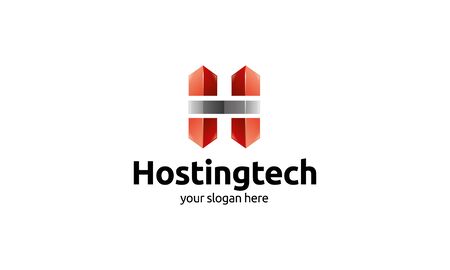 Hosting Tech Logoのイラスト素材