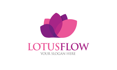 Lotus Flower Logoのイラスト素材