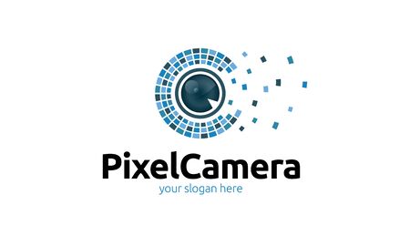 Logo Pixel Cameraのイラスト素材
