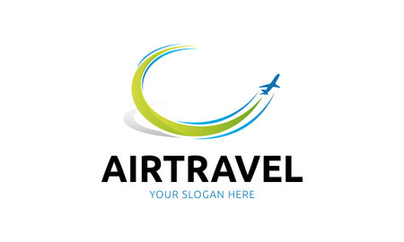 Air Travel Logoのイラスト素材
