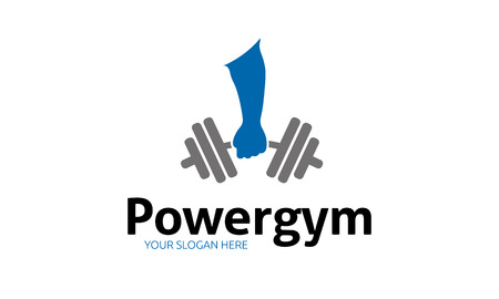 Power Gym Logoのイラスト素材