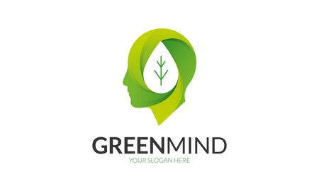 Green Mind Logoのイラスト素材