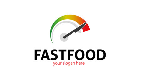 Artistic design of a fast food logo.のイラスト素材