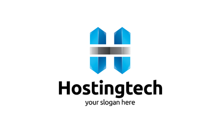 Hosting Tech Logoのイラスト素材