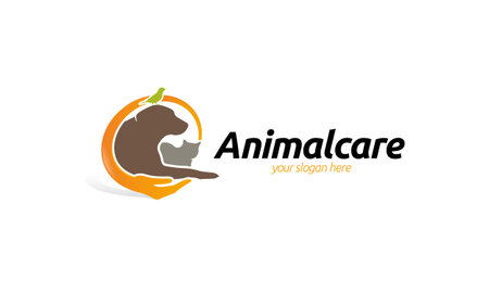 Animal Care Logoのイラスト素材