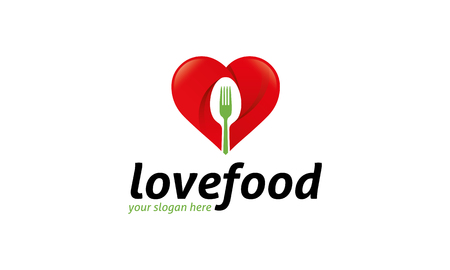 Love Food Logoのイラスト素材