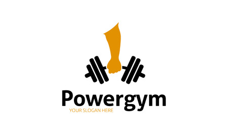 Power Gym Logoのイラスト素材
