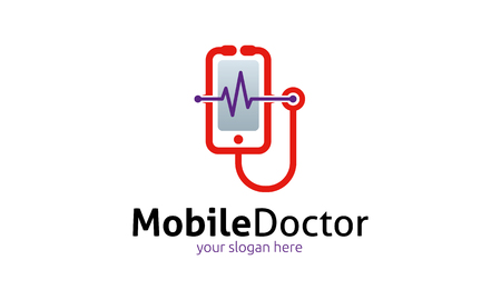 Mobile Doctor Logoのイラスト素材