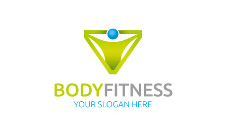 Body Fitness Logoのイラスト素材
