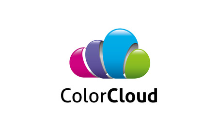 Color Cloud Logo.のイラスト素材