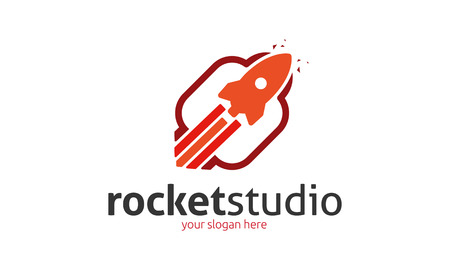 Rocket Studio Logoのイラスト素材