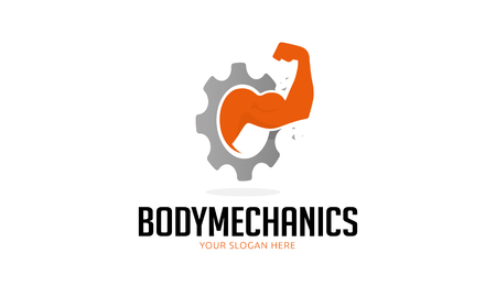 Body Mechanics Logoのイラスト素材