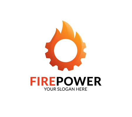 Fire Power Logoのイラスト素材