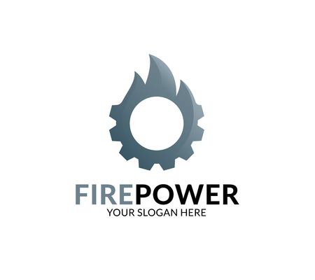 Fire Power Logoのイラスト素材