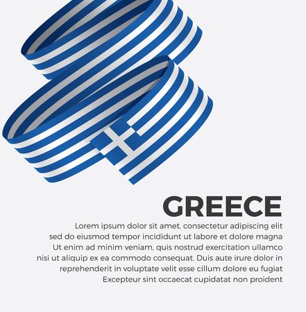 Greece flag for decorative.Vector backgroundのイラスト素材