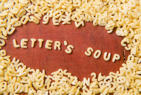 Pasta for soupsの写真素材