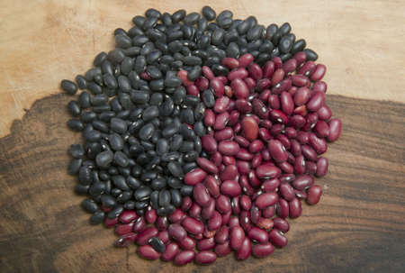 red and black beansの写真素材