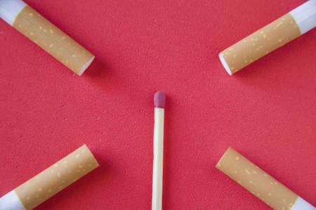 cigarettes and phosphorusの写真素材