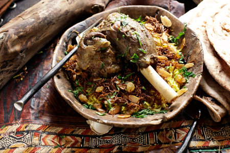 cooked boiled meatの写真素材