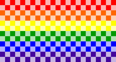 Set of rainbow banners. LGBT flag community. Vector illustration for your design. gay flag
