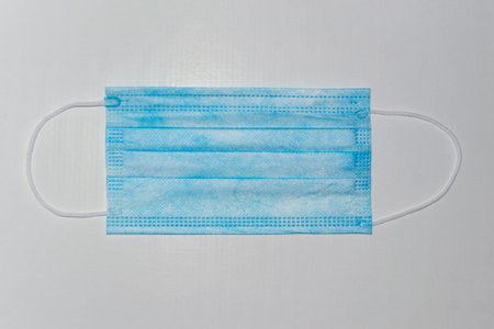 Disposable hygienic mask. New element that we have to carry in our daily lives because of the...