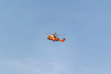 MADRID, SPAIN - OCTOBER 06, 2021. The aircraft of the Spanish Air Force participating in the rehearsals of the air parade for the National Day of October 12. In Europe. Horizontal photography.のeditorial素材